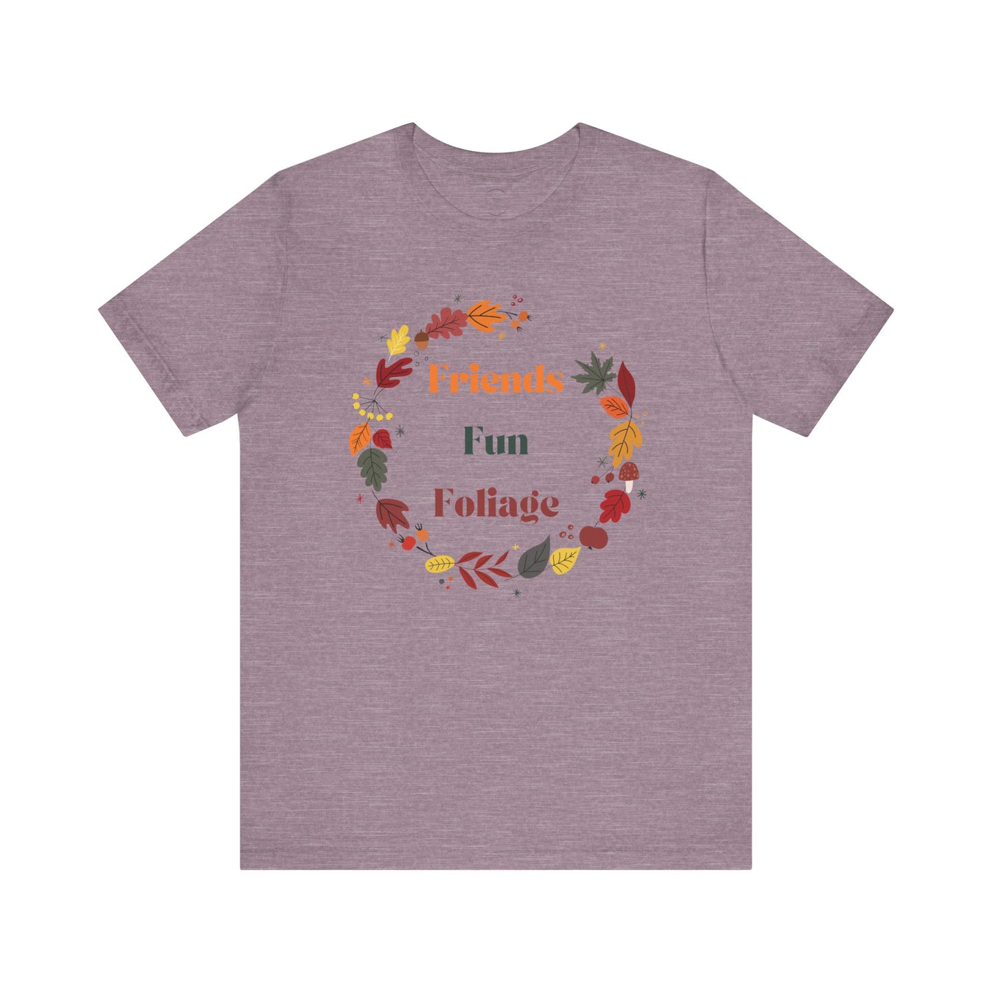 Friends Fun Foliage Unisex Jersey Short Sleeve Tee