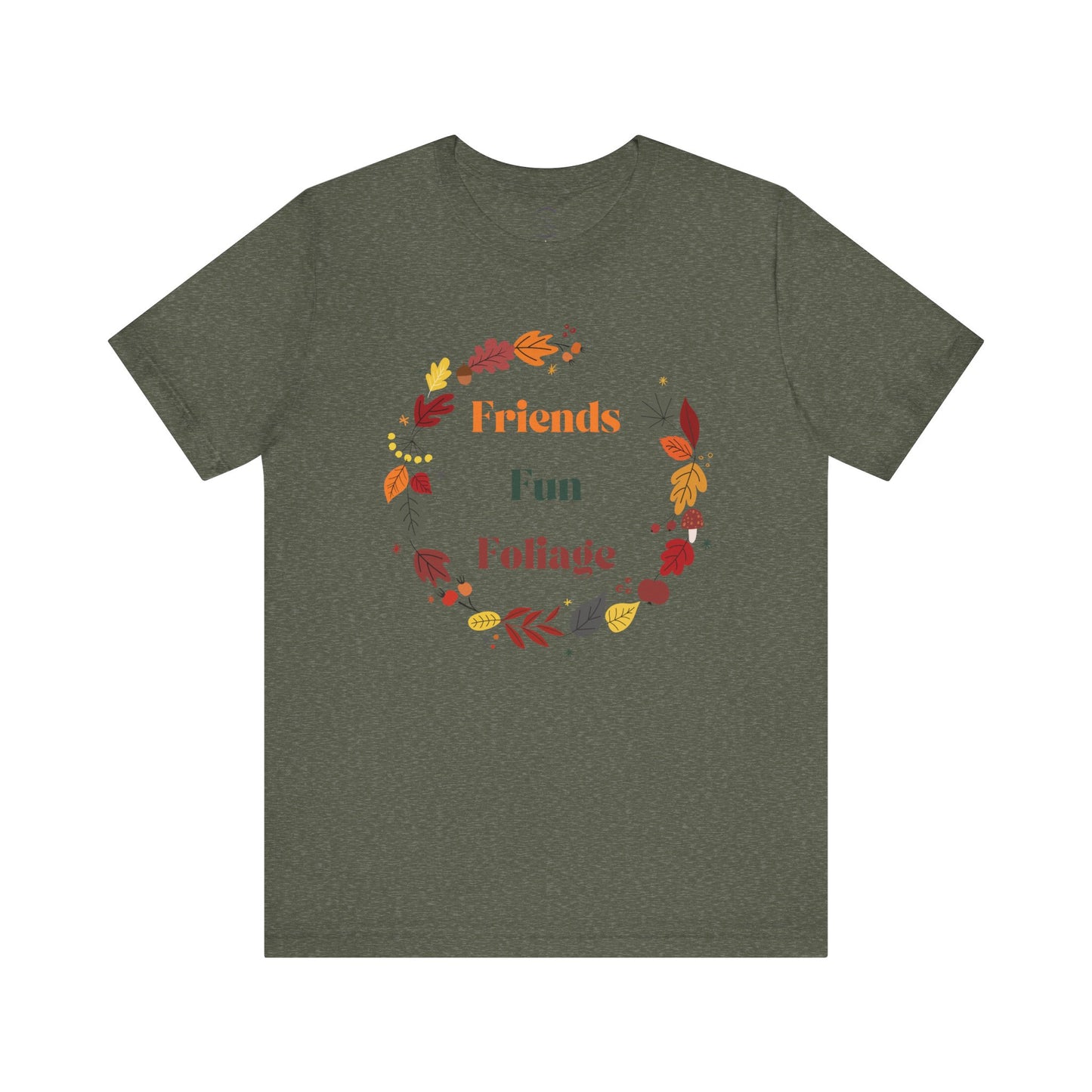 Friends Fun Foliage Unisex Jersey Short Sleeve Tee