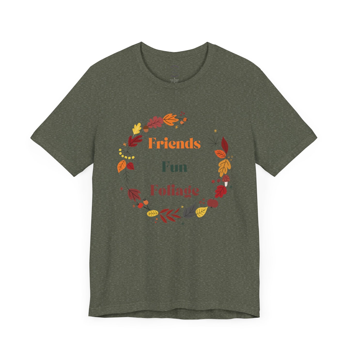 Friends Fun Foliage Unisex Jersey Short Sleeve Tee