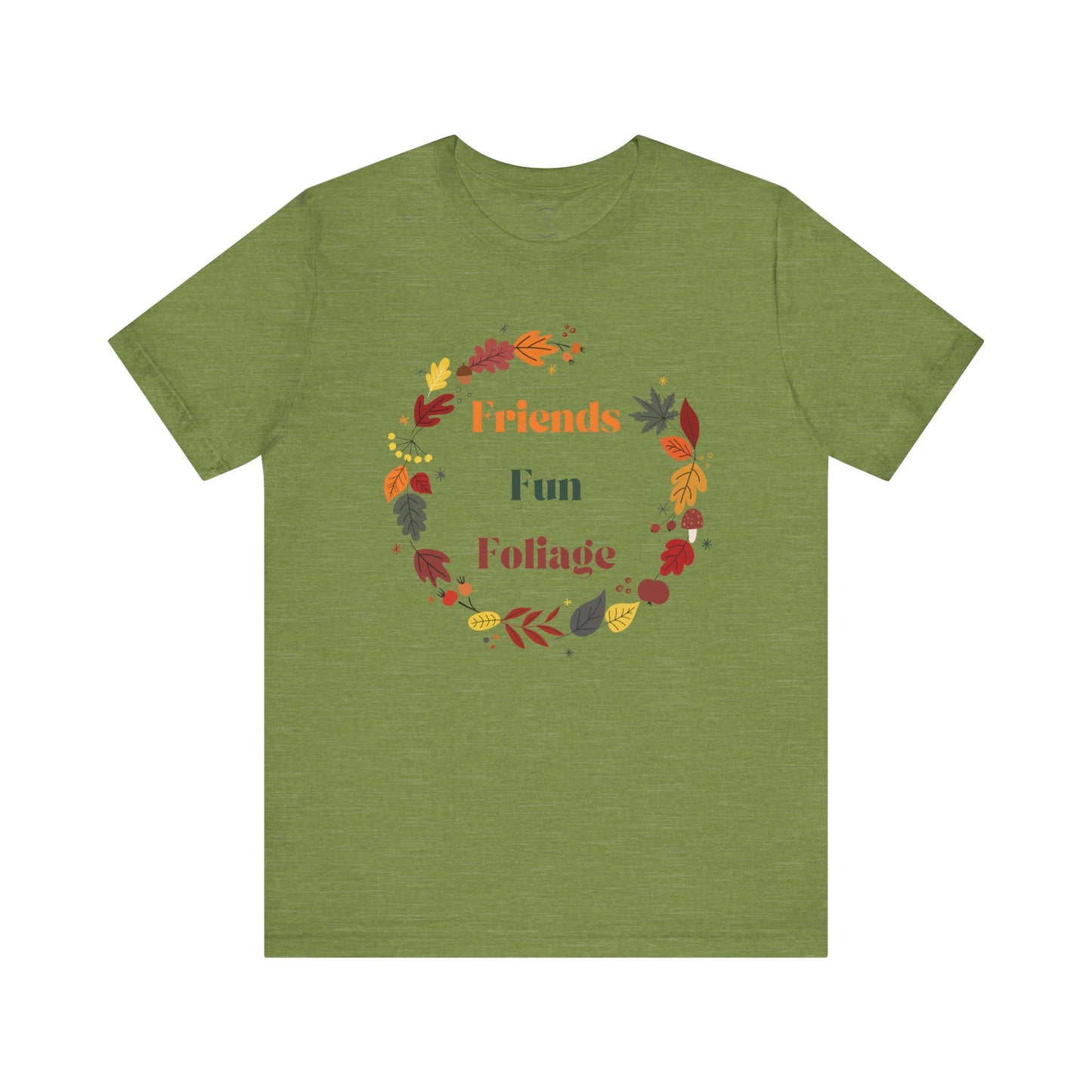 Friends Fun Foliage Unisex Jersey Short Sleeve Tee
