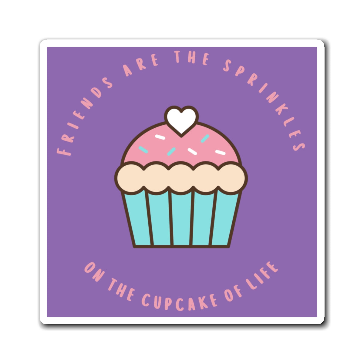Cupcake Friendship Magnets