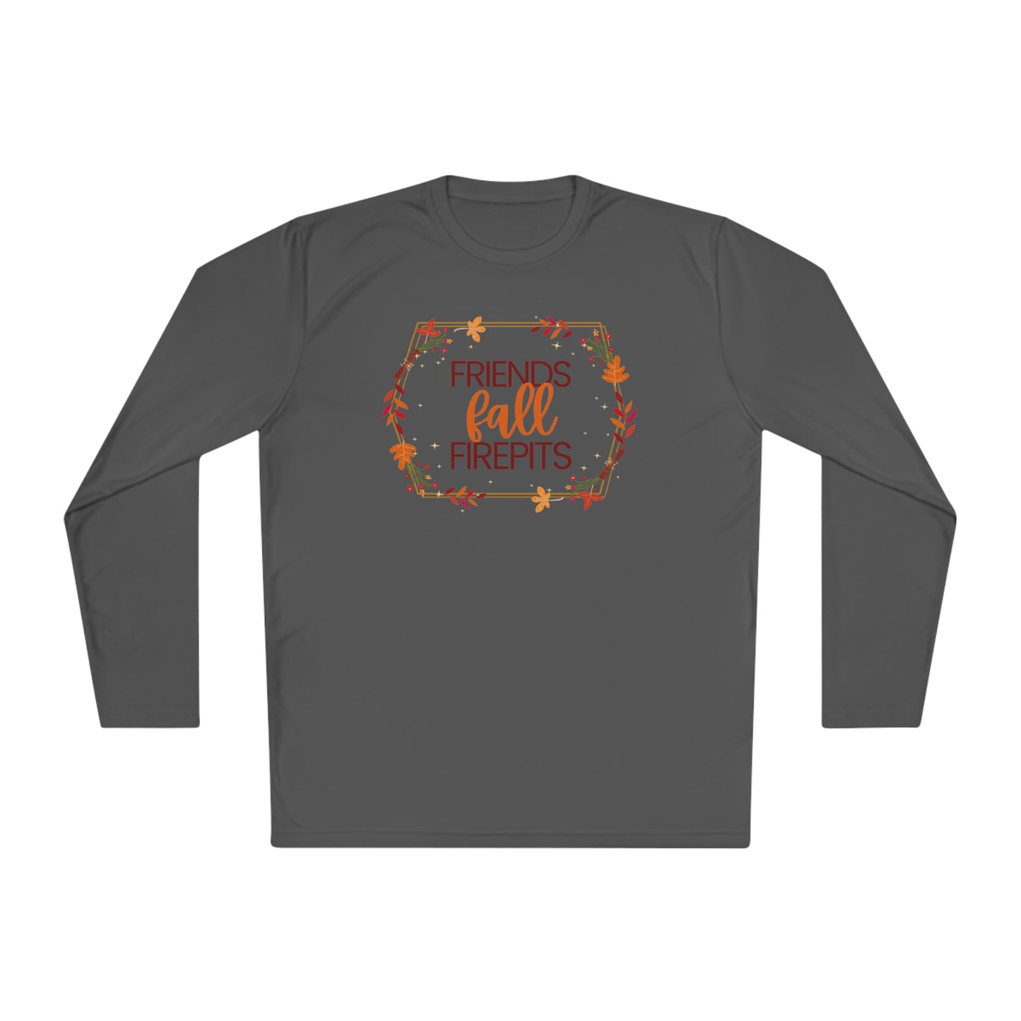 Friends Fall Firepits Unisex Lightweight Long Sleeve Tee