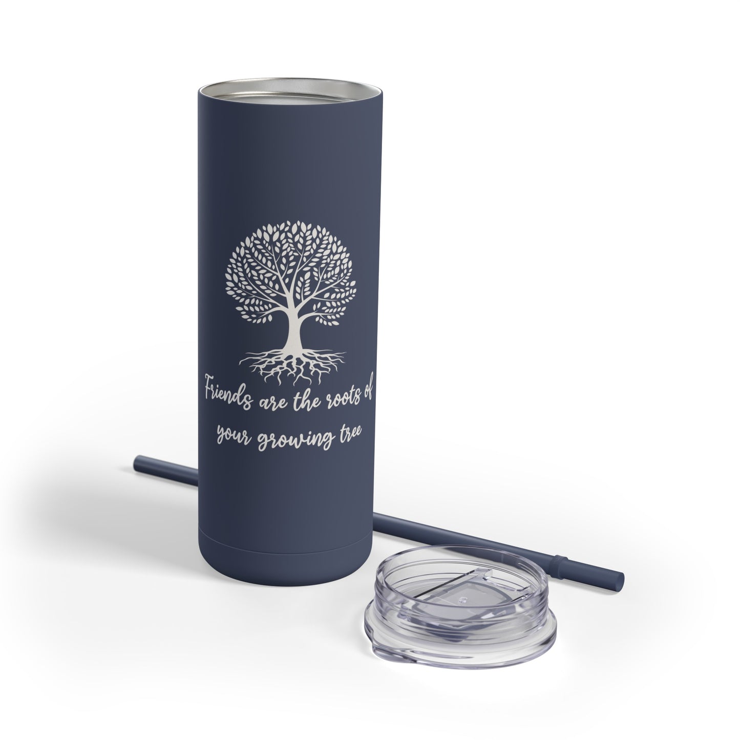 Friends Are Roots Maars Maker Skinny Matte Tumbler, 20oz