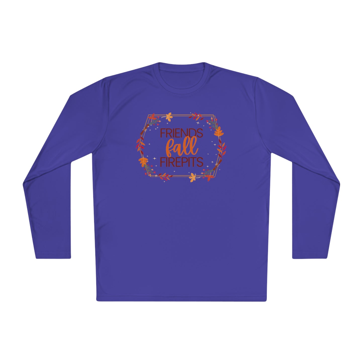 Friends Fall Firepits Unisex Lightweight Long Sleeve Tee