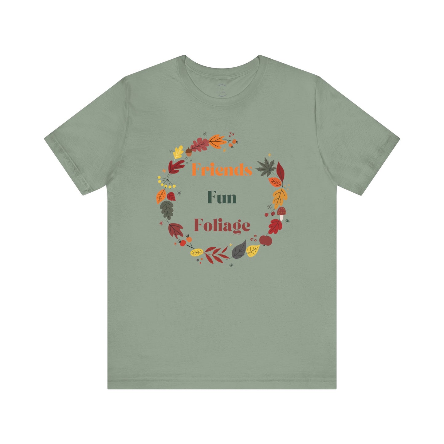Friends Fun Foliage Unisex Jersey Short Sleeve Tee