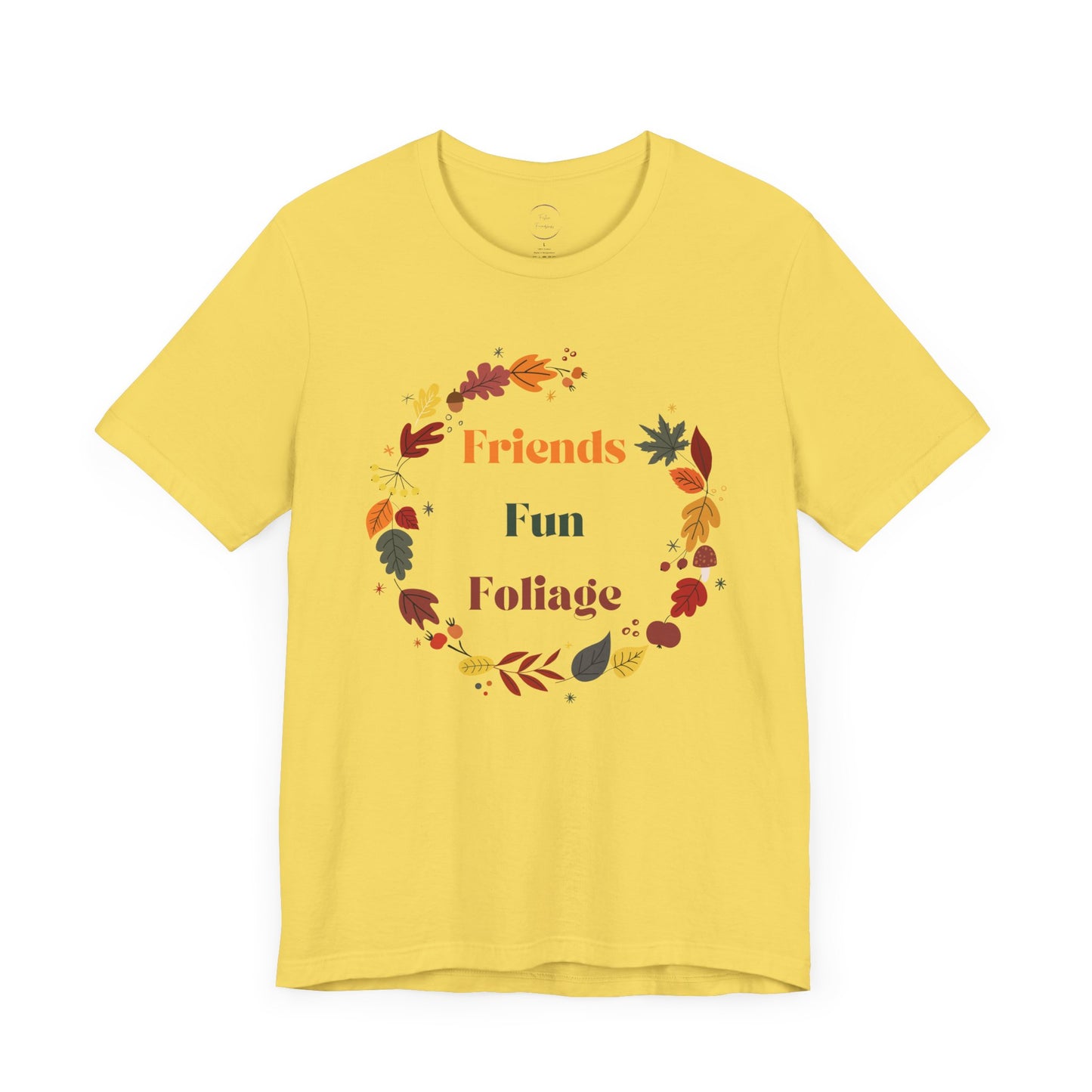 Friends Fun Foliage Unisex Jersey Short Sleeve Tee