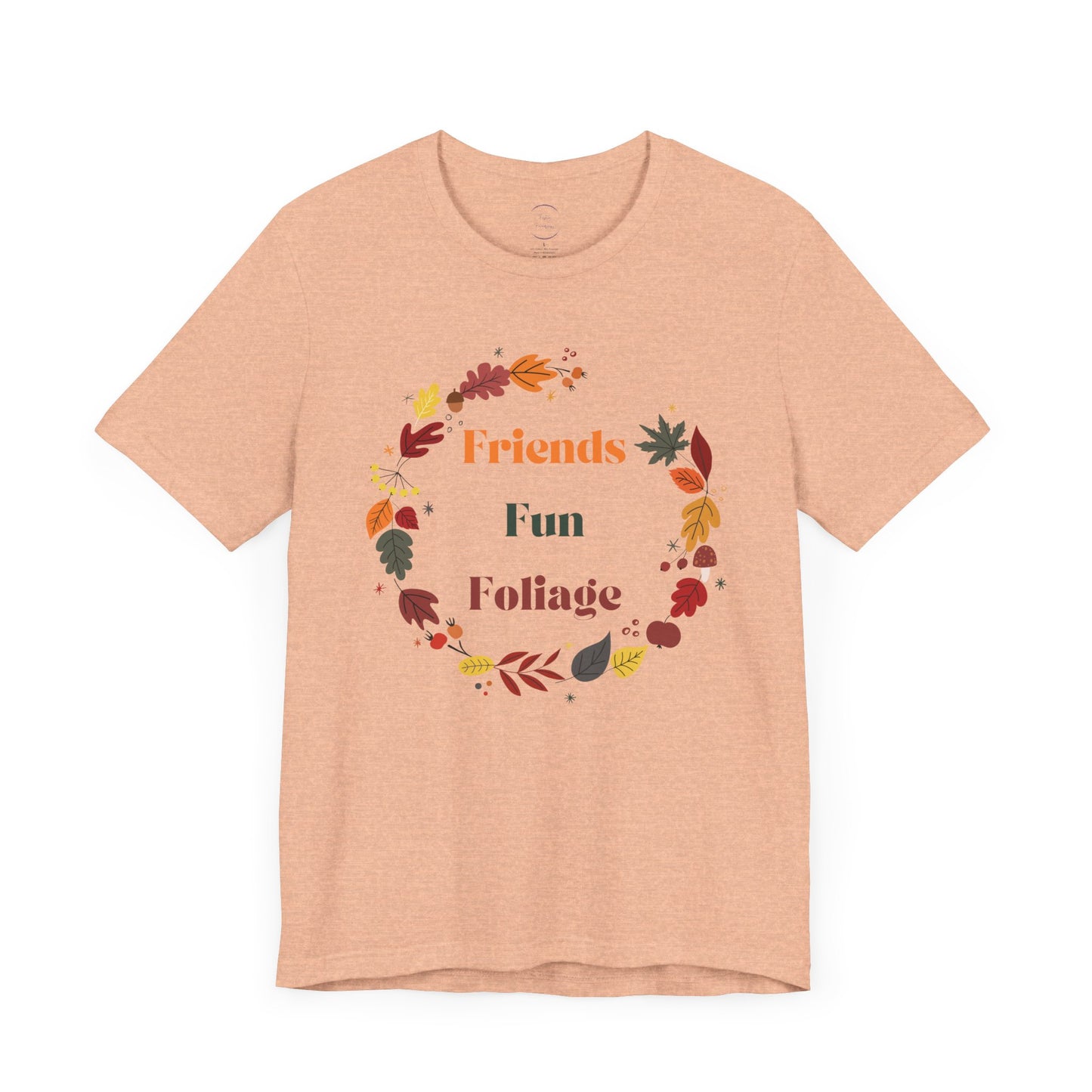 Friends Fun Foliage Unisex Jersey Short Sleeve Tee