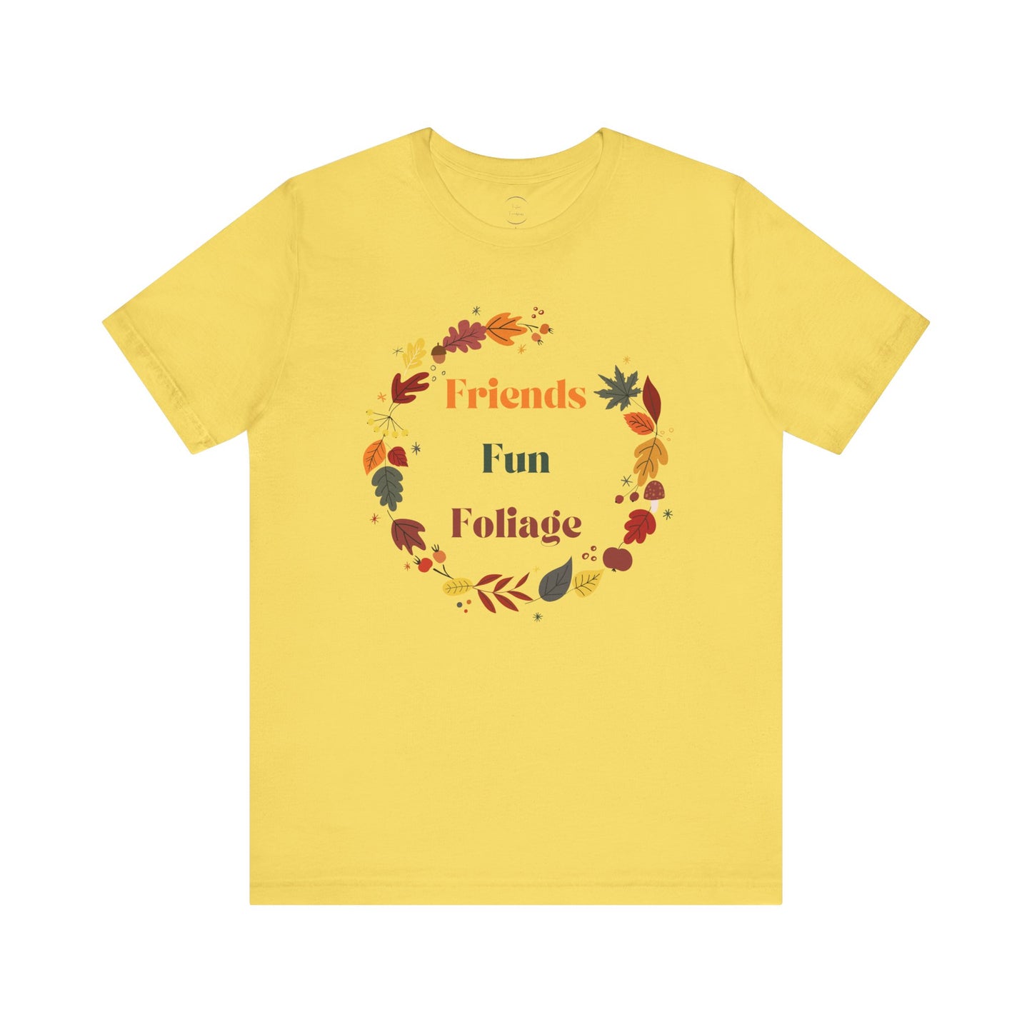 Friends Fun Foliage Unisex Jersey Short Sleeve Tee