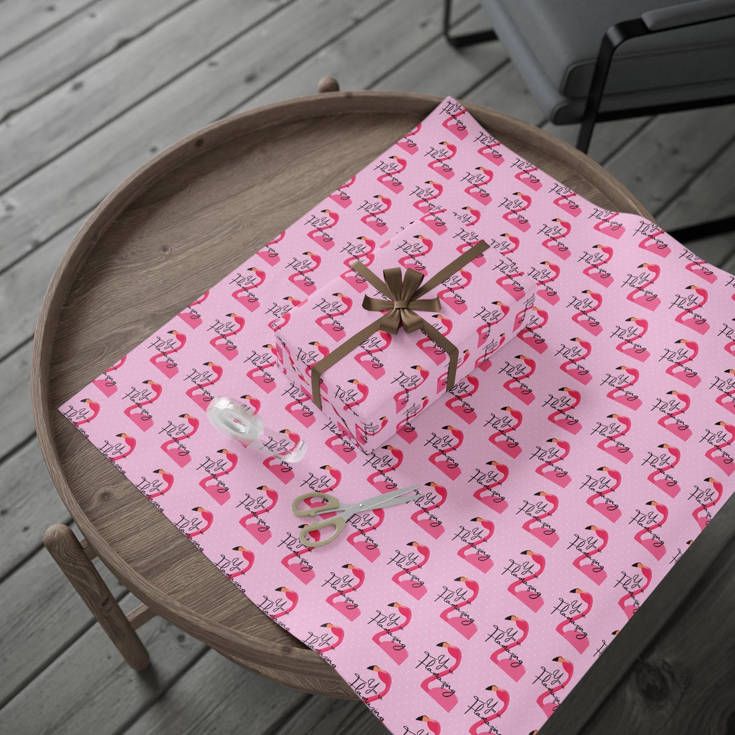 You're Flamazing Flamingo Wrapping Paper
