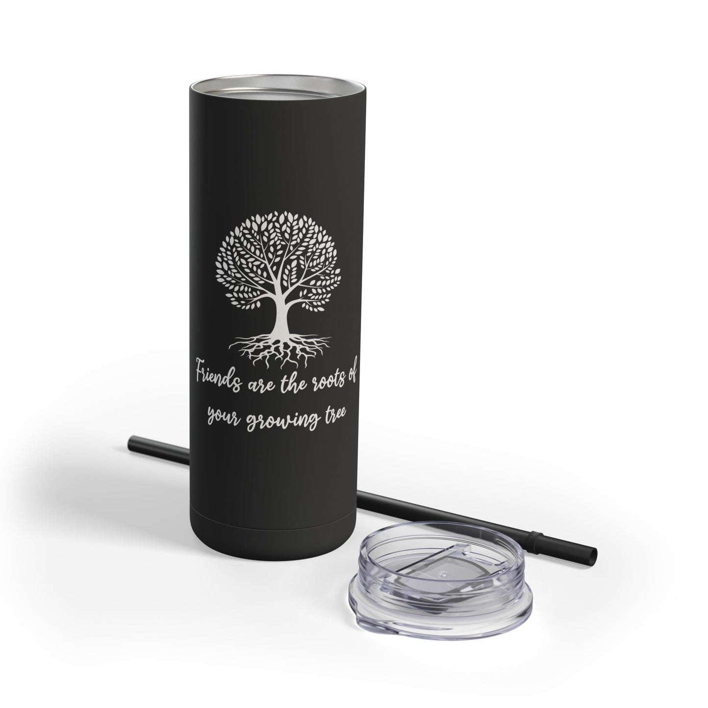 Friends Are Roots Maars Maker Skinny Matte Tumbler, 20oz