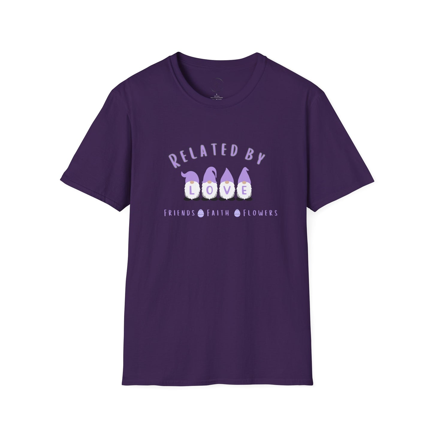 Related by Love Gnomes Unisex Softstyle T-Shirt