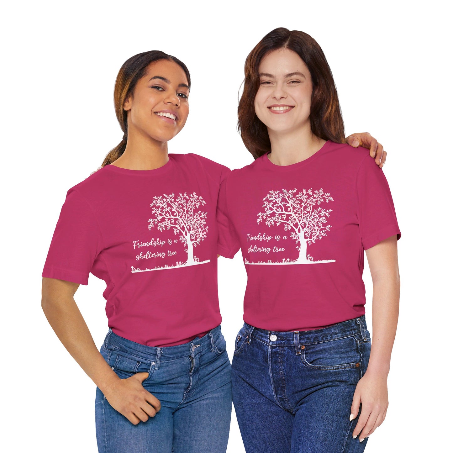 Friendship is a Sheltering Tree | Unisex Jersey Short Sleeve Tee | Bella+Canvas T-Shirt