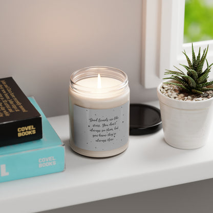 Friends are like stars 2 Scented Soy Candle, 9oz