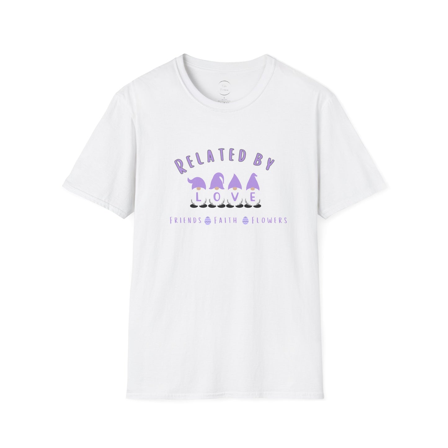 Related by Love Gnomes Unisex Softstyle T-Shirt
