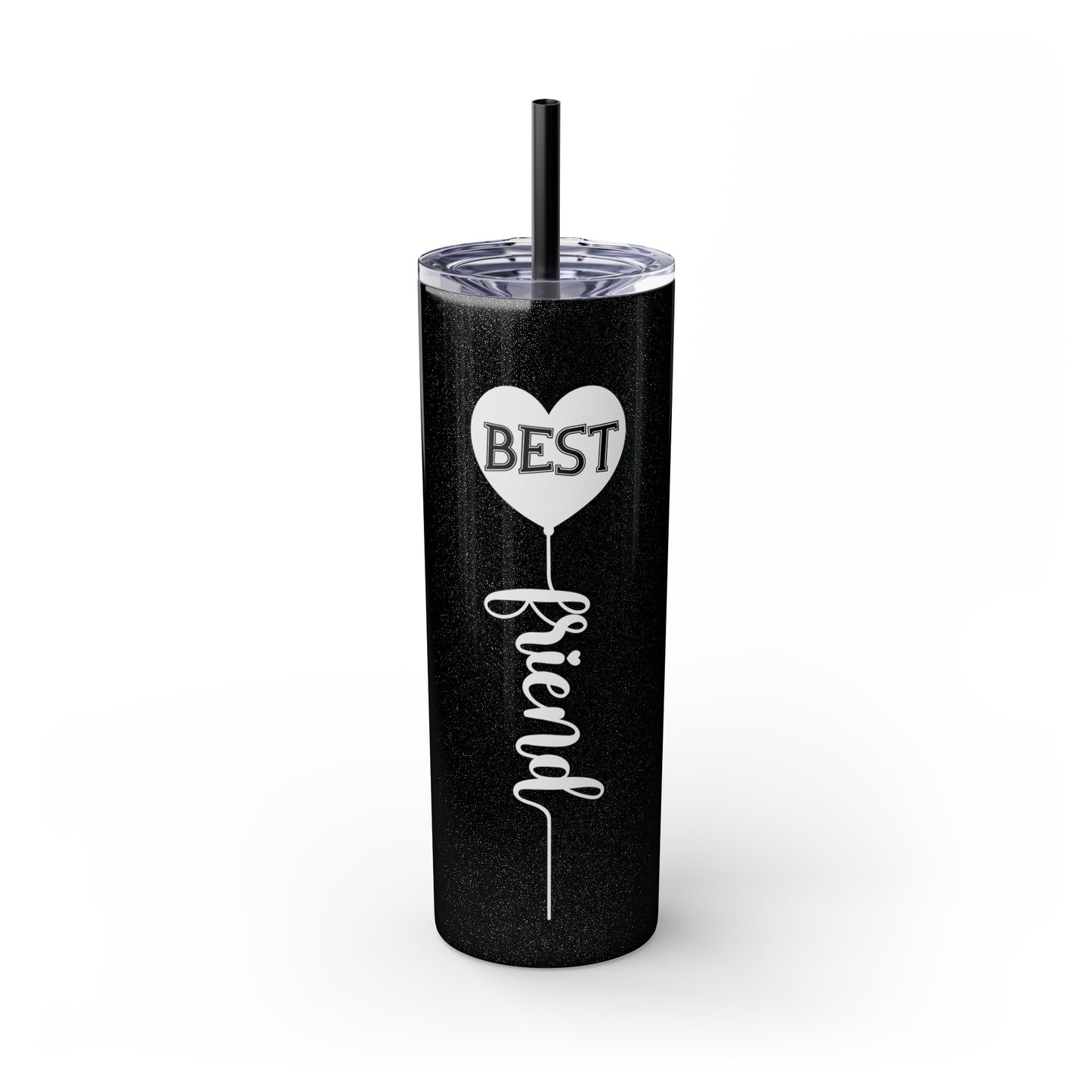 Best Friend Skinny Tumbler with Straw, 20oz