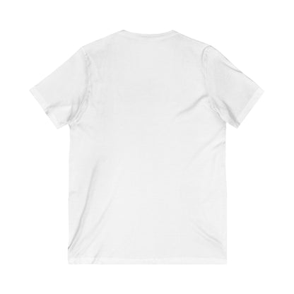 Chocolate Chip Unisex Jersey Short Sleeve V-Neck Tee
