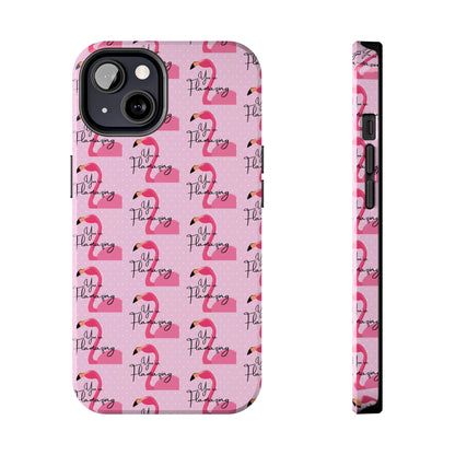 You're Flamazing Light Pink Polka Dot Design Phone Case