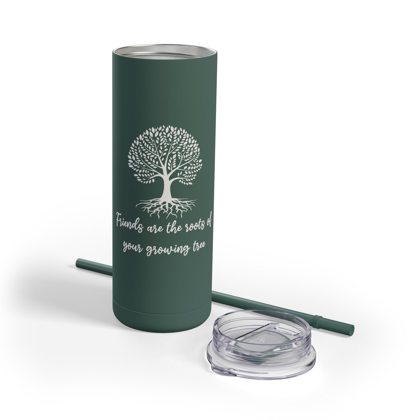 Friends Are Roots Maars Maker Skinny Matte Tumbler, 20oz