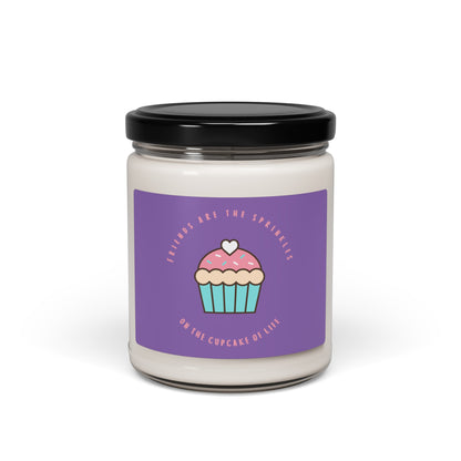 Cupcake Friendship Scented Soy Candle, 9oz