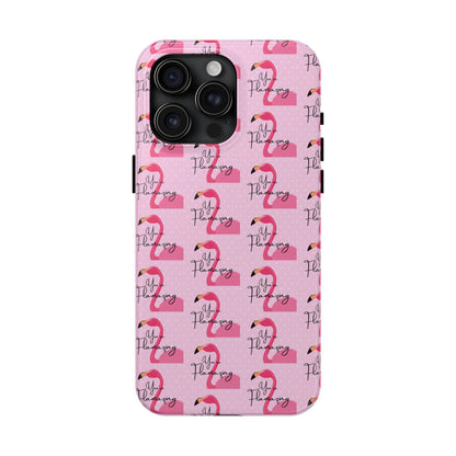 You're Flamazing Light Pink Polka Dot Design Phone Case