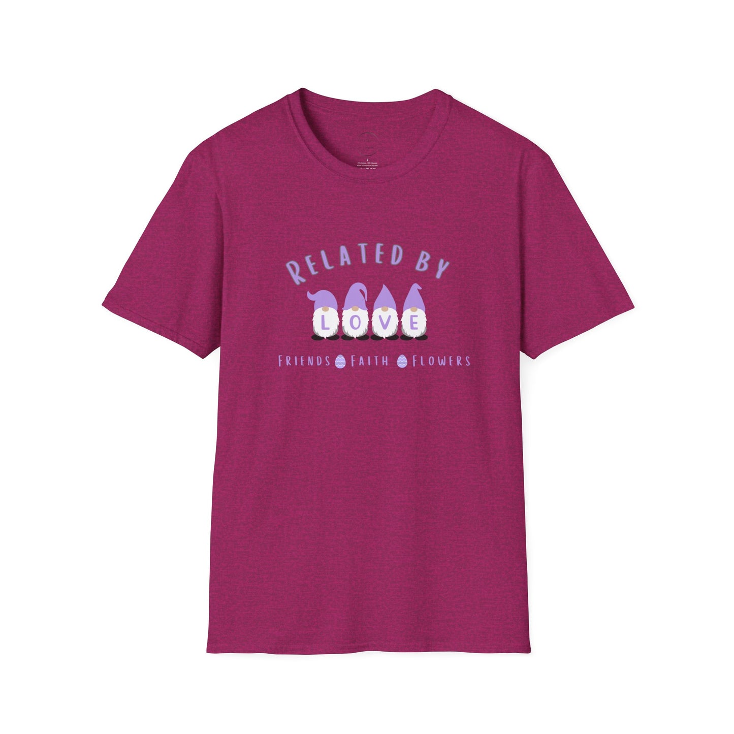 Related by Love Gnomes Unisex Softstyle T-Shirt