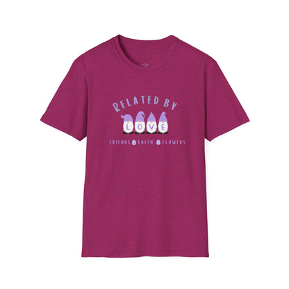 Related by Love Gnomes Unisex Softstyle T-Shirt
