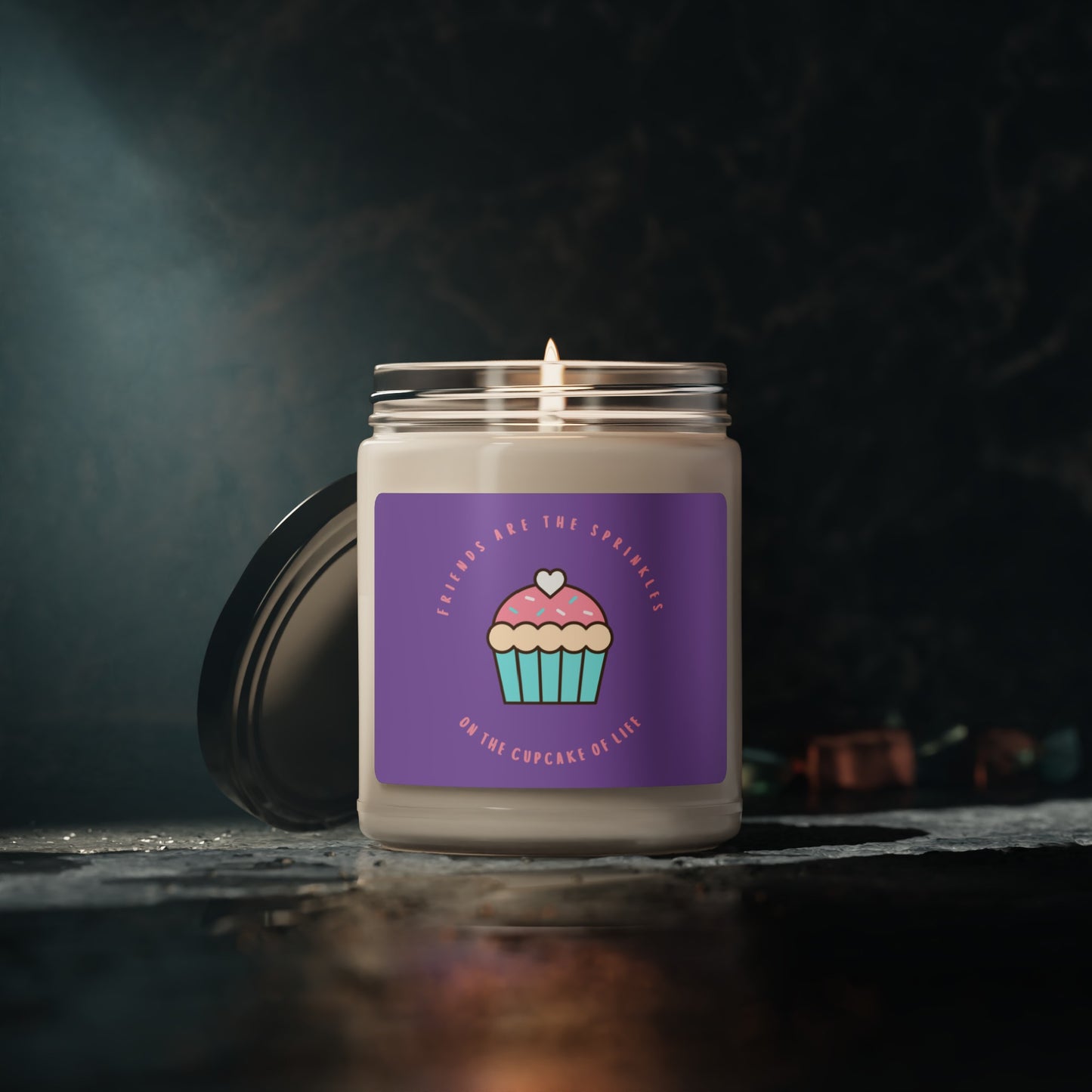 Cupcake Friendship Scented Soy Candle, 9oz