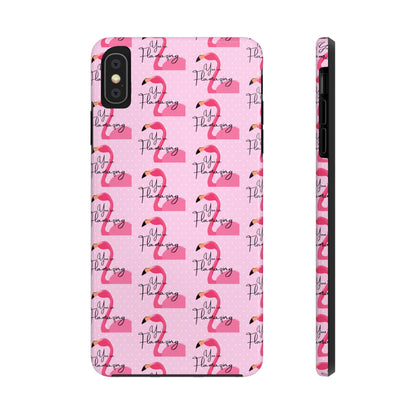 You're Flamazing Light Pink Polka Dot Design Phone Case