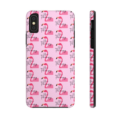 You're Flamazing Light Pink Polka Dot Design Phone Case