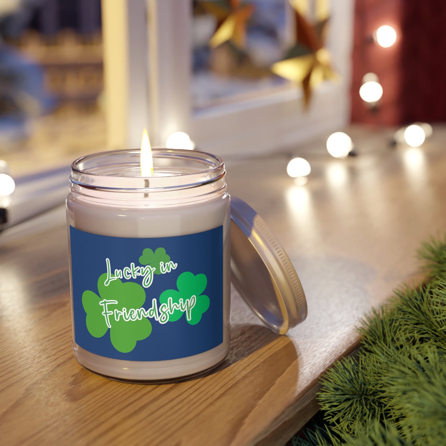 Lucky in Friendship Scented Candle, 9oz