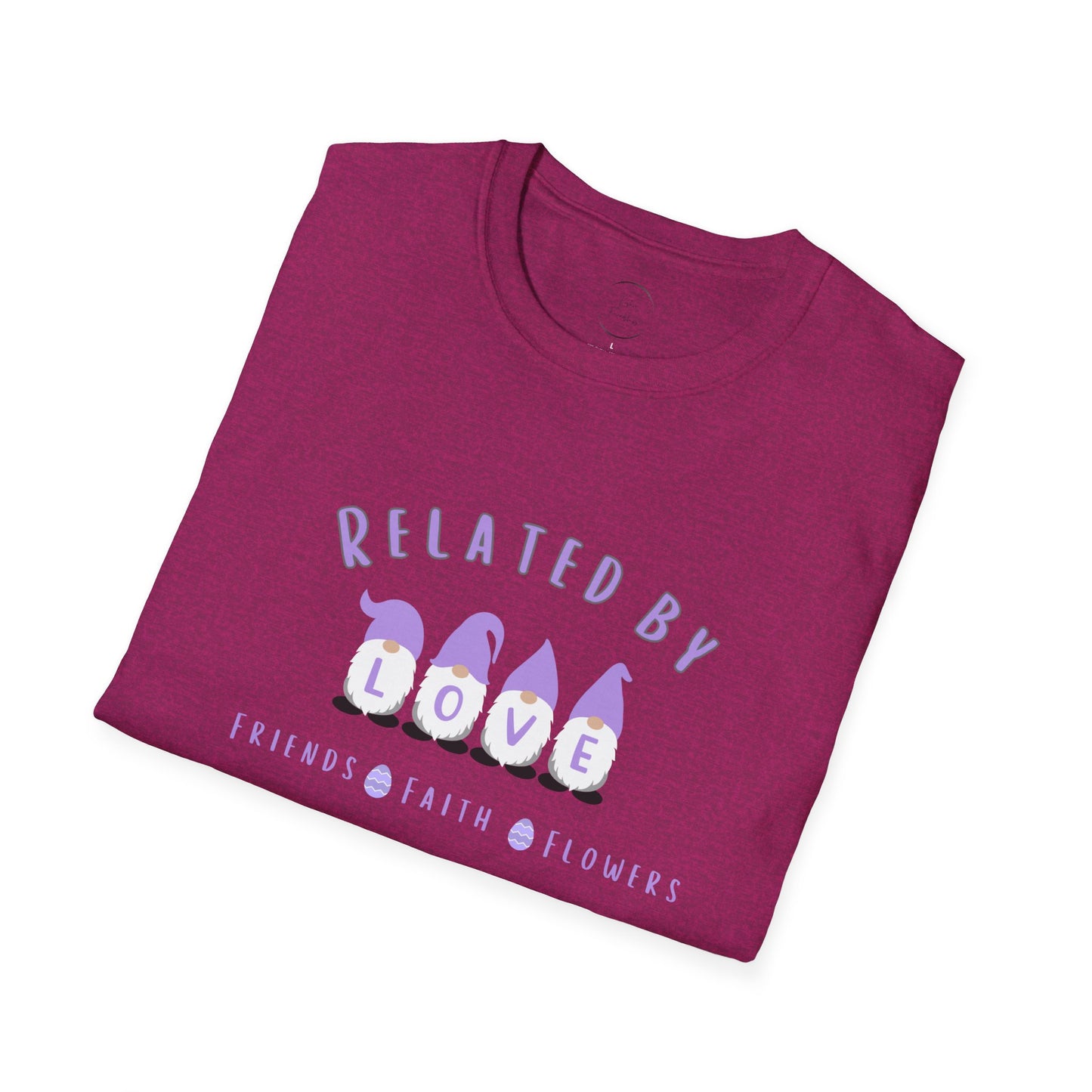 Related by Love Gnomes Unisex Softstyle T-Shirt