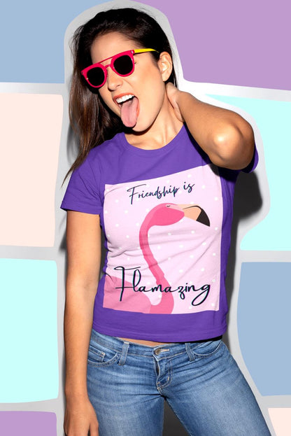 Friendship Is Flamazing | Bella+Canvas Tee